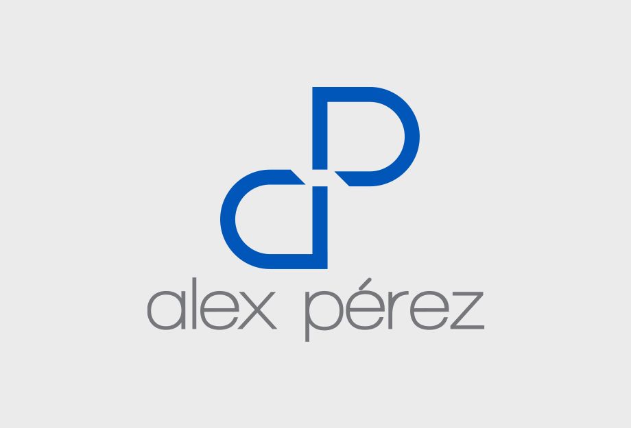 logo alex perez formacion hecho por la quinta agencia