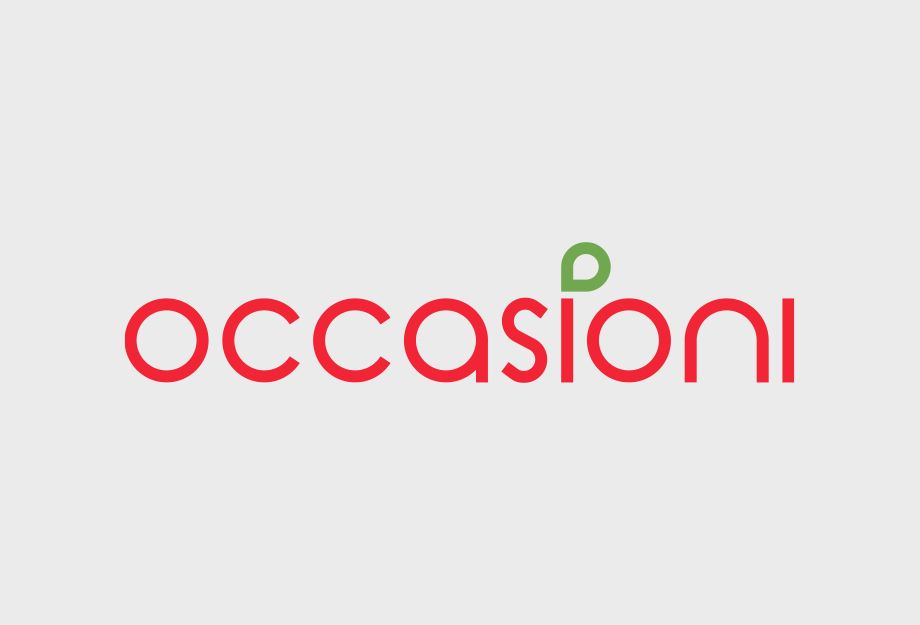 logo occasioni hecho por la quinta agencia
